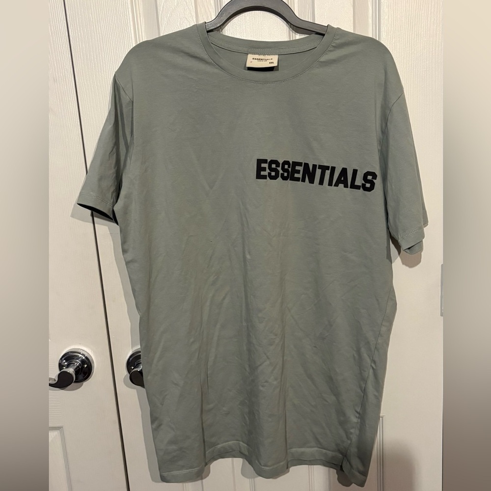 Fear of God Green Essentials Short Sleeve Tee